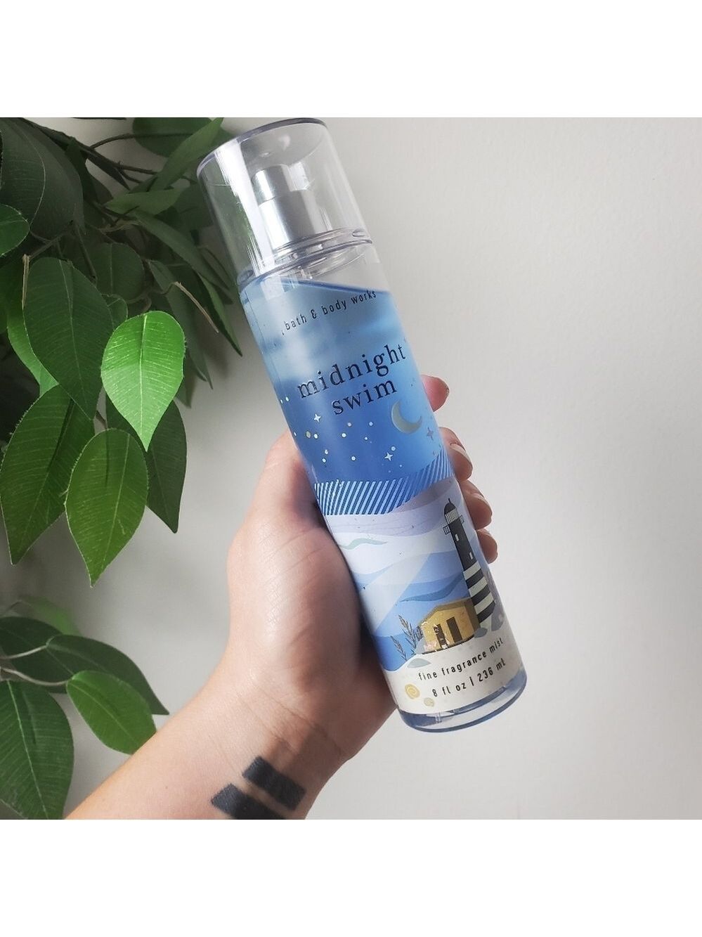 💙NEW💙 Bath & Body Works Midnight Swim 8oz BBW Beach Flower